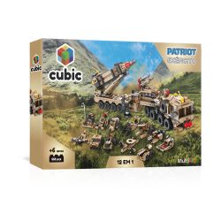 Cubic exercito patriot 12 em 1 555 pcs | Grupo Multilaser