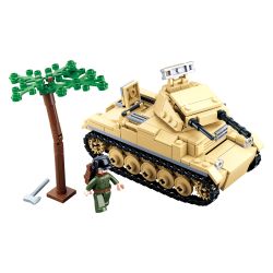 Cubic wwii tanque de guerra 356pcs | Grupo Multilaser