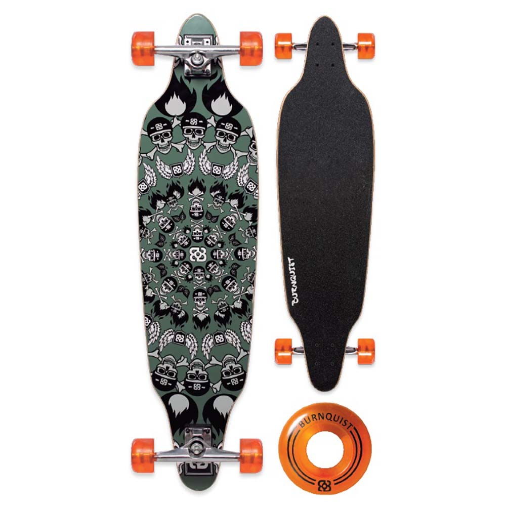 Skate longboard bob burnquist 39pol verde | Grupo Multilaser