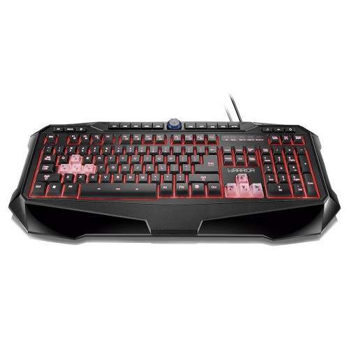 Warrior dalek teclado gamer usb com led preto | Grupo Multilaser