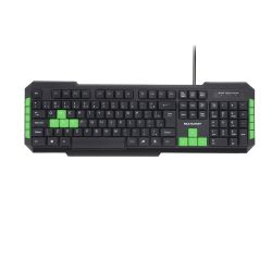Teclado multimidia gamer teclas verdes usb | Grupo Multi
