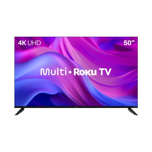 テレビ1234 Tv 50 pol uhd 4k roku multi | Grupo Multilaser