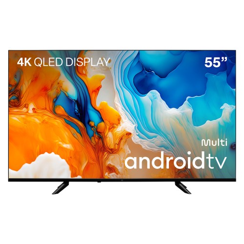 Tv 55 pol qled 4k android multilaser | Grupo Multilaser